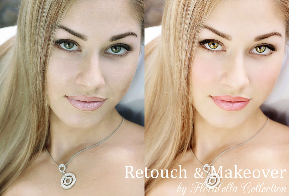 Florabella Retouch and Makeover Photoshop Actions for Portrait Retouching